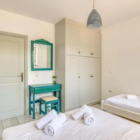 Anna With Seaview Of Naxos Isterni (Paros)