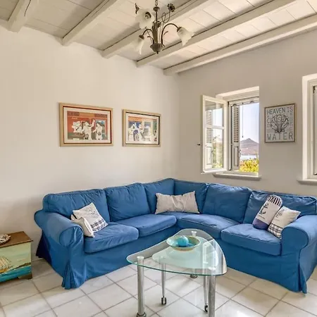 Anna With Seaview Of Naxos Isterni (Paros)