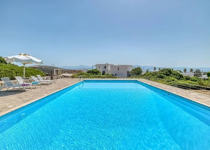 Anna With Seaview Of Naxos Isterni (Paros)