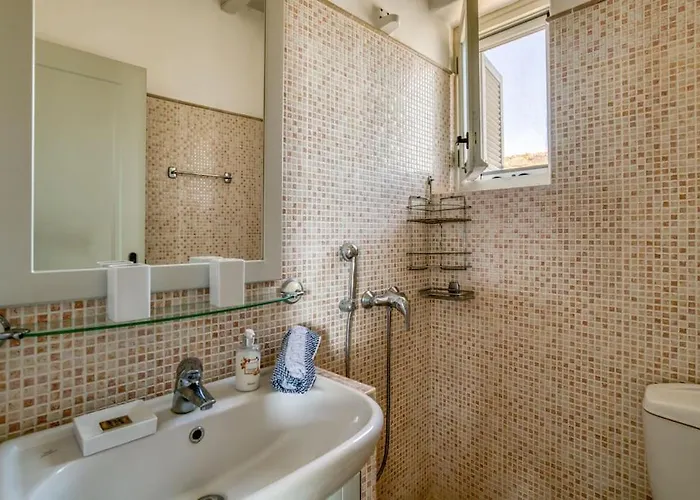 Anna With Seaview Of Naxos Isterni (Paros)